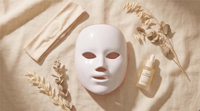 AuraGlow Face + Neck Mask — Pro