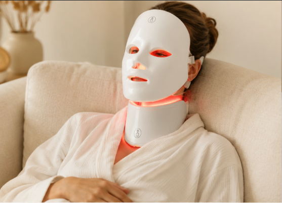 AuraGlow Face + Neck Mask — Pro